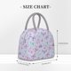 thumbnail image 2 of Disketp Purple Butterfly Bolsa Térmica para Almuerzo, Lonchera con Abertura Amplia y Gran Capacidad, Organizador Reutilizable para Mujeres, Hombres y Adultos, 2 of 6