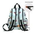 thumbnail image 5 of FORMRS School Backpack with Front Zippered Pocket 12" Student Travel Daypack, Colorful Trains, 5 of 6