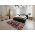 thumbnail image 5 of Ahgly Company Machine Washable Indoor Rectangle Industrial Modern Rosy Pink Area Rugs, 3' x 5', 5 of 7