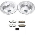 thumbnail image 3 of PowerStop Rear Z26 Street Warrior Carbon-Fiber Ceramic Brake Pad and Drilled and Slotted Rotor Kit Fits: FORD Select Models K1384-26, 3 of 9