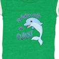 thumbnail image 4 of Inktastic Dolphin-itely the Cutest Boys or Girls Baby Bodysuit, 4 of 5