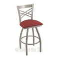 thumbnail image 3 of XL 820 Contessa 36" Swivel Extra Tall Bar Stool with Black Wrinkle Finish and Canter Bordeaux Seat, 3 of 7