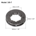 thumbnail image 2 of Unique Bargains Sprocket Rim 3/8-7 19mm Standard for Most Chainsaws, 2 of 5