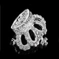 thumbnail image 3 of Broche de de Imitación de Plata, de Cristal, Rey, Reina, Broche para El Pecho, Boda, Navidad Fernando broche de cristal, 3 of 6