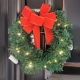 thumbnail image 3 of Guirnalda De Puerta De Guirnalda De Estilo Campestre De Navidad Para Decoración De Ventana Y Chimenea Speravity HA039362-00, 3 of 6