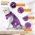 thumbnail image 4 of GlobaShun Cat Recovery Suit for Spay Cat Onesie for Cats After Surgery, Breathable Cat Surgery Recovery Suit Female Male Surgical Spay Suit, Kitten Recovery Suit E Collar, 4 of 8