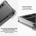 thumbnail image 5 of Funda de TPU suave y parachoques de airbag yuxing con protector de pantalla para Galaxy A22 5G, 5 of 5