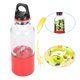 thumbnail image 2 of LYUMO Taza exprimidora de PC de grado alimenticio (azul, rojo), botella exprimidora, para deportes, cocina, hogar, para uso en viajes LYUMO No se aplica, 2 of 6