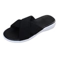thumbnail image 2 of Norvail Womens Casual Platform Slide Sandals, Walking Shoes with Thick Cushioned Sole, Slip-On Strap Slippers for Outdoor Beach and Pool, Lightweight Non-Slip Footbed for All-Day Comfort, 2 of 6