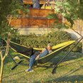 thumbnail image 3 of LELINTA Camping Hammock Single Parachute Portable Hold up to 660LB Single & Double Parachute Nylon Camping Hammock Swing Bed 118'' x 78'' for Outdoor Backpacking, Hiking, Yard, Traveling, 3 of 3