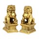 thumbnail image 5 of 2 figuras de leones guardianes de perro Fu, decoración de escritorio, multiusos, tradicionales 9cmx6cmx16cm, 5 of 9