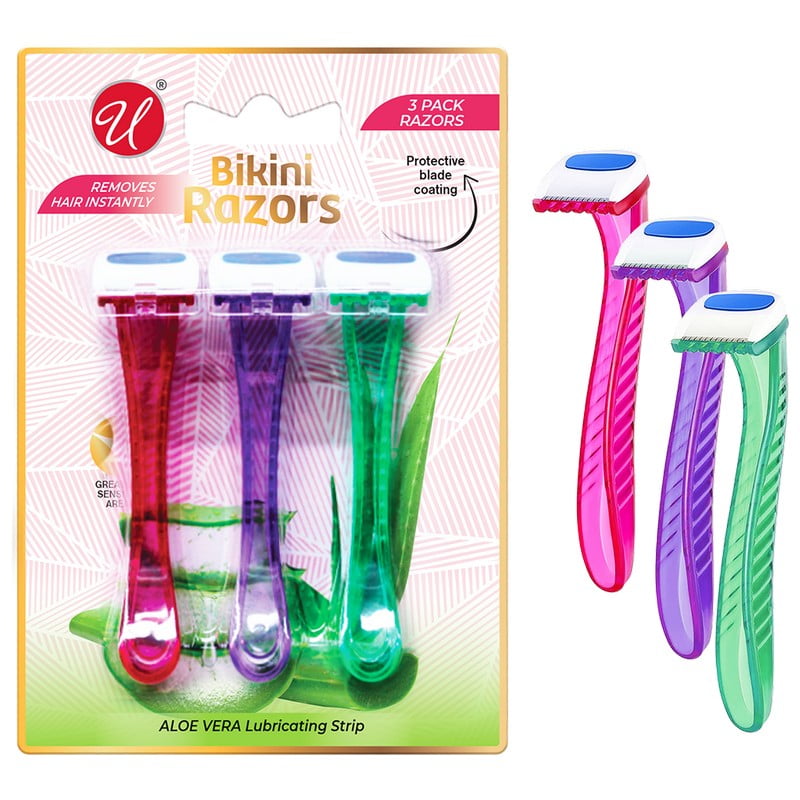 U 3PK BIKINI RAZORS