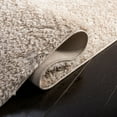 thumbnail image 5 of SAFAVIEH Tahoe Joey Modern Shag Area Rug, 6'7" x 6'7" Square, Beige, 5 of 8