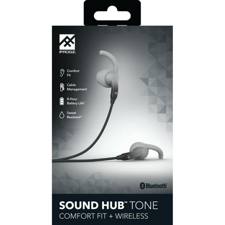 ifrogz Sound Hub Tone Bluetooth Earbuds Wireless Controls