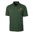 thumbnail image 2 of Men's Cutter & Buck Green NDSU Bison Vintage Advantage Space Dye Tri-Blend DryTec Polo, 2 of 3