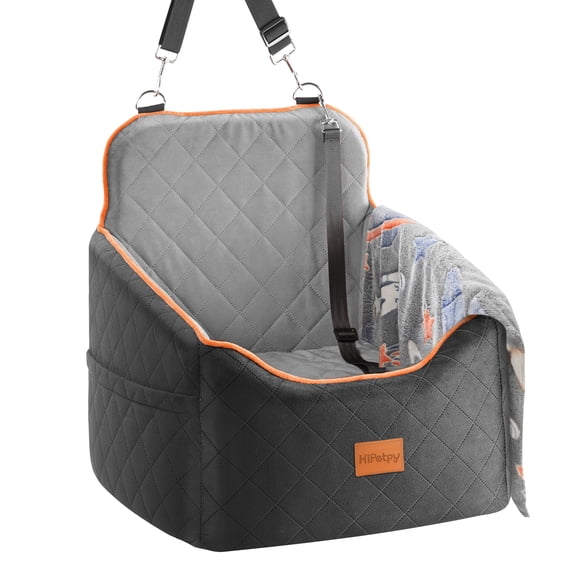 Asiento de coche HiPetpy Memory Foam Booster para perros de menos de 14 kg