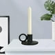 thumbnail image 5 of Candelabro cónico, candelabro votivo, soporte para decoración de mesa de fiesta Negro, 5 of 9