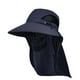 thumbnail image 2 of Sombrero de protección solar para exteriores para hombre con cubierta facial | Montañismo Pesca Gorra de senderismo | Chal grande para bloque UV | Malla transpirable de poliéster | Gorro de viaje, 2 of 7