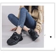 thumbnail image 3 of Zapatos casuales for mujer moda de estilo coreano, zapatos deportivas, negro, 3 of 7