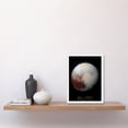 thumbnail image 2 of NASA Our Solar System Pluto New Horizons Enhanced Colour Image Artwork Framed Wall Art Print A4, 2 of 4