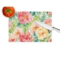 thumbnail image 5 of Indiana Peonies in Watercolor Glass Cutting Board Large 12 in x 15 in, 5 of 5