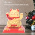 thumbnail image 4 of Gato Que Agita De La Suerte, Decoración Del Gato De La Suerte Con Energía Solar Para El Coche Para El Restaurante, 4 of 7