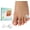 Clear-Aloe Vera, variant on Welnove Gel Toe Separator - 8 Pack Pinky Toe Spacers - Little Toe Cushions, Small Sleeves for Preventing Rubbing & Reducing Pressure (Beige)
