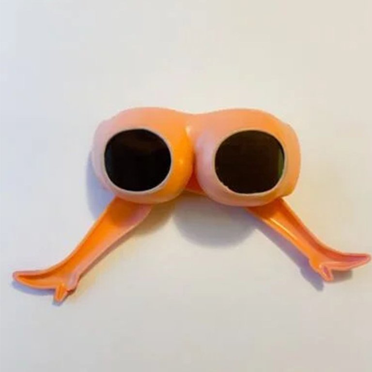 Funny Finger-Shaped Sunglasses - Novelty Eye Cover Glasses  display picture 2