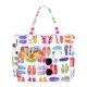thumbnail image 1 of Bolsa de compras reutilizable, bolsa de compras ligera, bolso de mano para vacaciones y viajes. A, 1 of 7