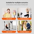 thumbnail image 4 of Metal 200cm/78.7in 4-Leg Metal Light Stand Adjustable Photography Tripod Stand 1/4 Inch Screw for Studio Reflector Softbox LED Video Light Ring Light Photography Accessories, 4 of 8