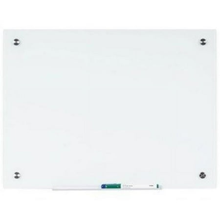 UPC: 0603750009325 | Bi-silque S.A BVCGL070107 24 x 36 in. Magnetic Glass Dry Erase Board  White