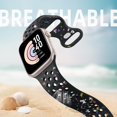 thumbnail image 2 of Nature Friendly Band Compatible with Apple Watch Band 40mm 38mm 44mm 42mm 41mm 45mm 49mm Women Men, Breathable Sport Replacement iWatch Bands Compatible for iWatch Ultra 2 Series 9 8 7 6 5 4 3 SE, 2 of 8