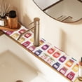 thumbnail image 2 of Yayeee Faucet Mat for Kitchen Sink 14.7" Diatomite Long Splash Guard Pad, Colorful Jam, 2 of 7