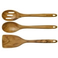 thumbnail image 2 of Anolon Teak Wood Tools 13-Inch Tool Set, 3-Piece, 2 of 6