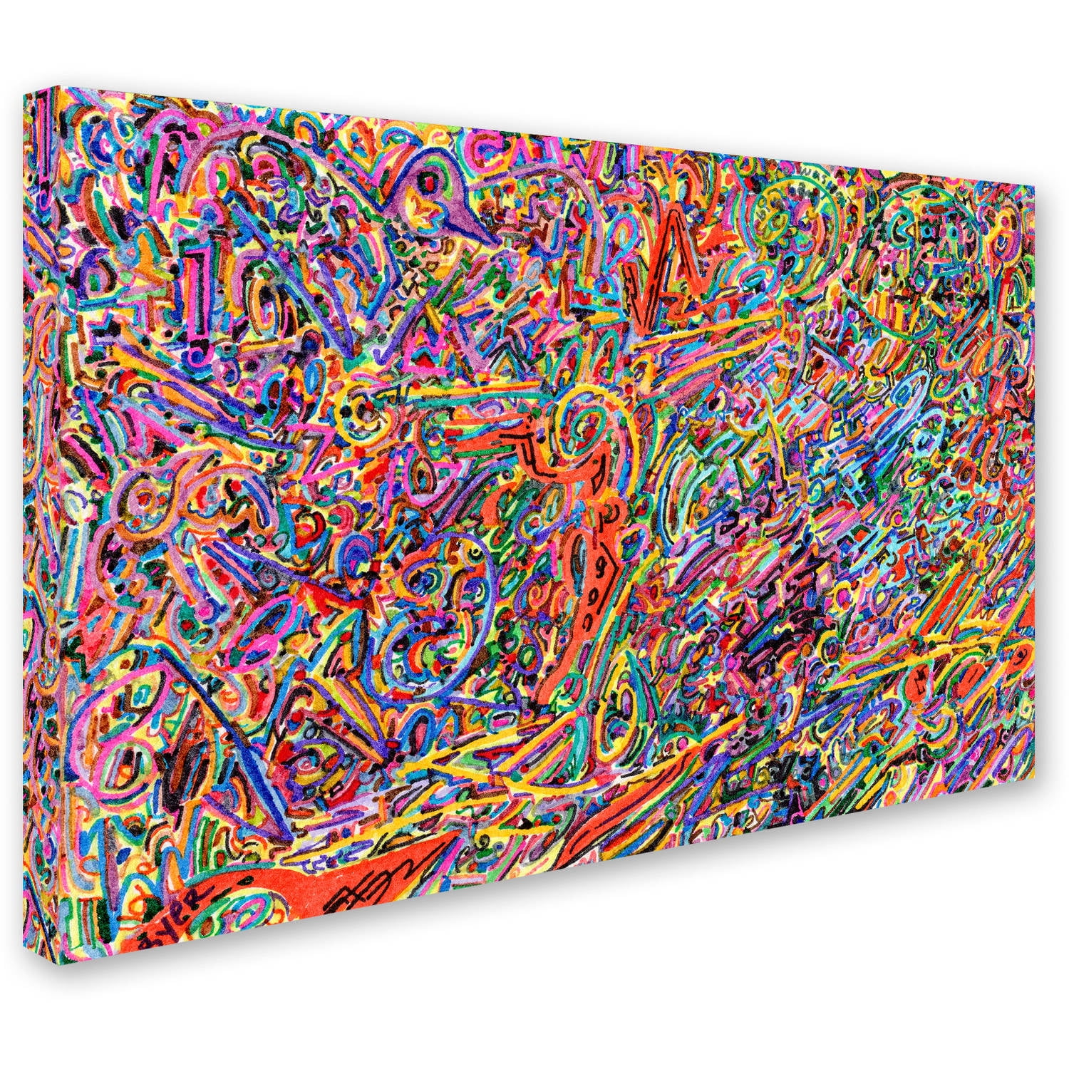 "Birds vs Aliens" Canvas Art by Josh Byer