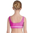 thumbnail image 3 of Nyeemya Yoga Dance Athletic Tank Crop for Girls U Neck Sleeveless Figure Ice Skating Gymnastic Top Hot Pink 10, 3 of 6