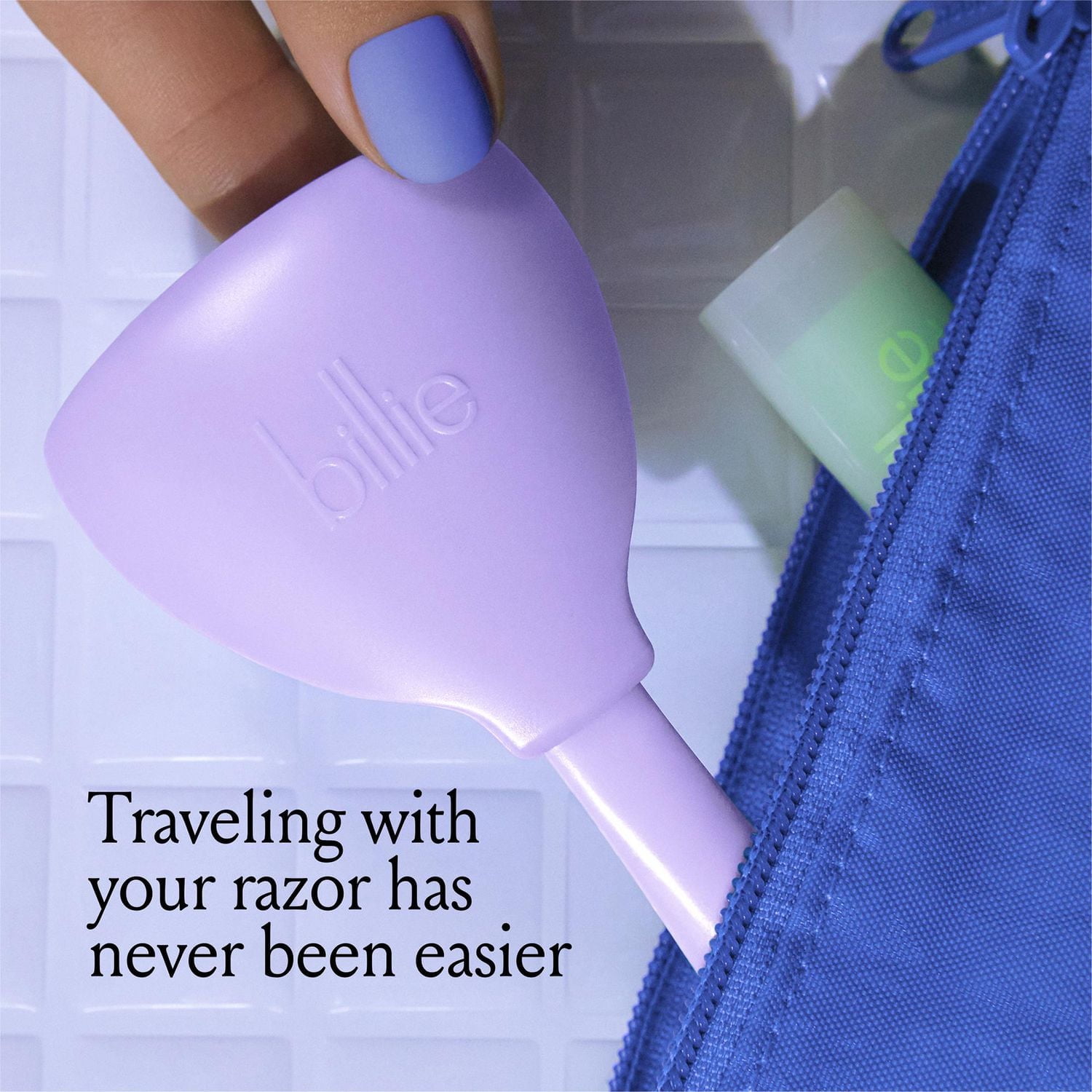 Étui de voyage pour rasoir Billie à cinq lames pour femmes – Lilas Valise de voyage