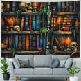 thumbnail image 4 of ONETECH Tapestry for Bedroom, Trippy Magical Book Skull Plant Vintage Aesthetic Wall Tapestry Home Decor Wall Hanging for Living Room Bedroom Dorm, 4 of 6