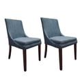 thumbnail image 5 of Nuit Solid Wood Mid-century Modern Restaurant Dining Chair Gray (Set of 2) 37in, 5 of 6