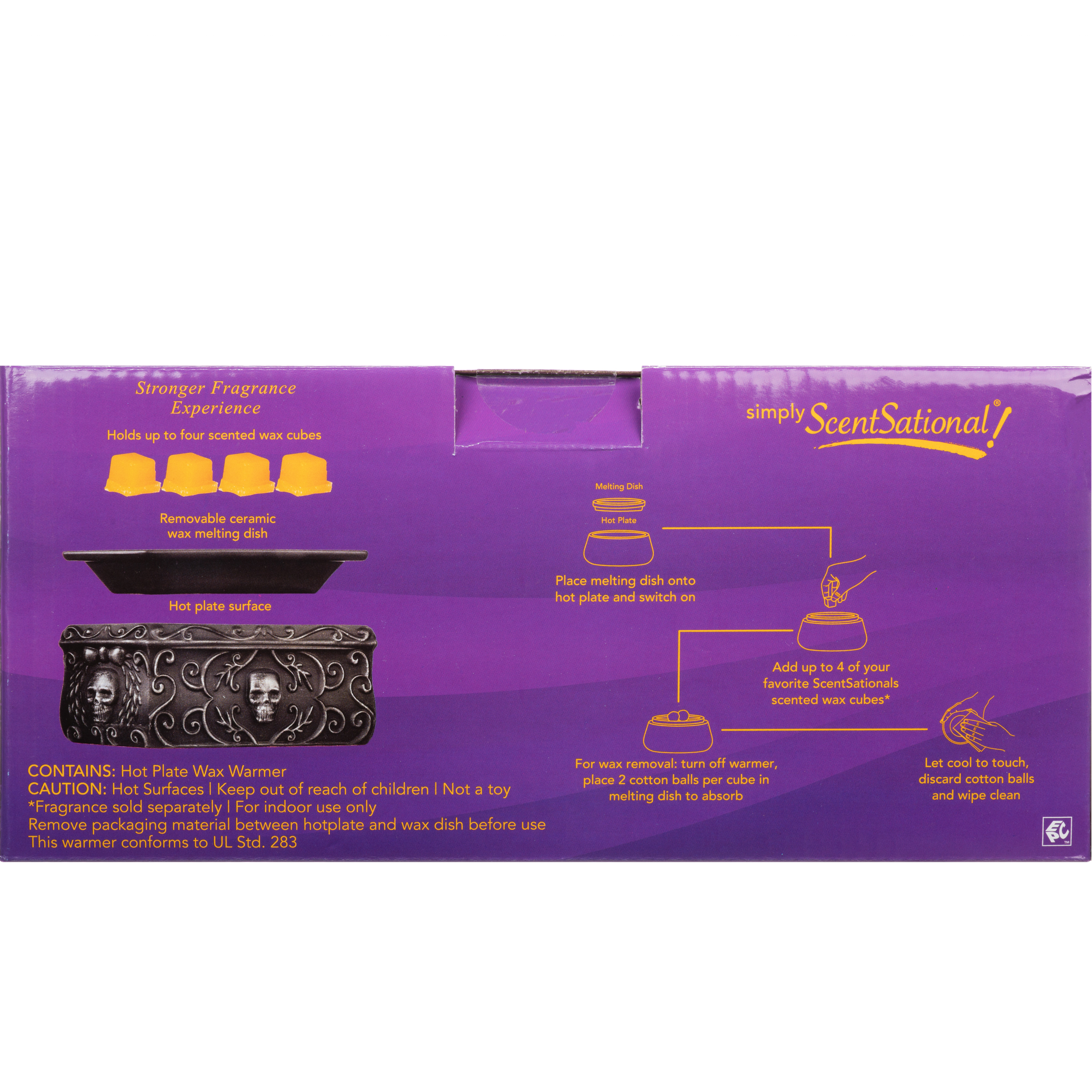 Scentsationals Muerto Wide Wax Warmer