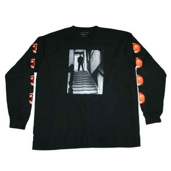 Dumbgood John Carpenter's Halloween Men's Long Sleeve Graphic Print Shirt (2XL)