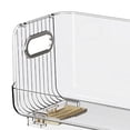 thumbnail image 4 of Makeup Organizer, Vanity Storage Bin, Multifunctional Cosmetic Display Case Desktop Holder Tray for Kitchen Dresser Closet Office Stationeries Clear, 4 of 5