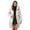 Beige, variant on Women Long Knee Length Padded Coat Slim Fit Hooded Casual Jacket for Cold Weather Outerwear XXL Size Red