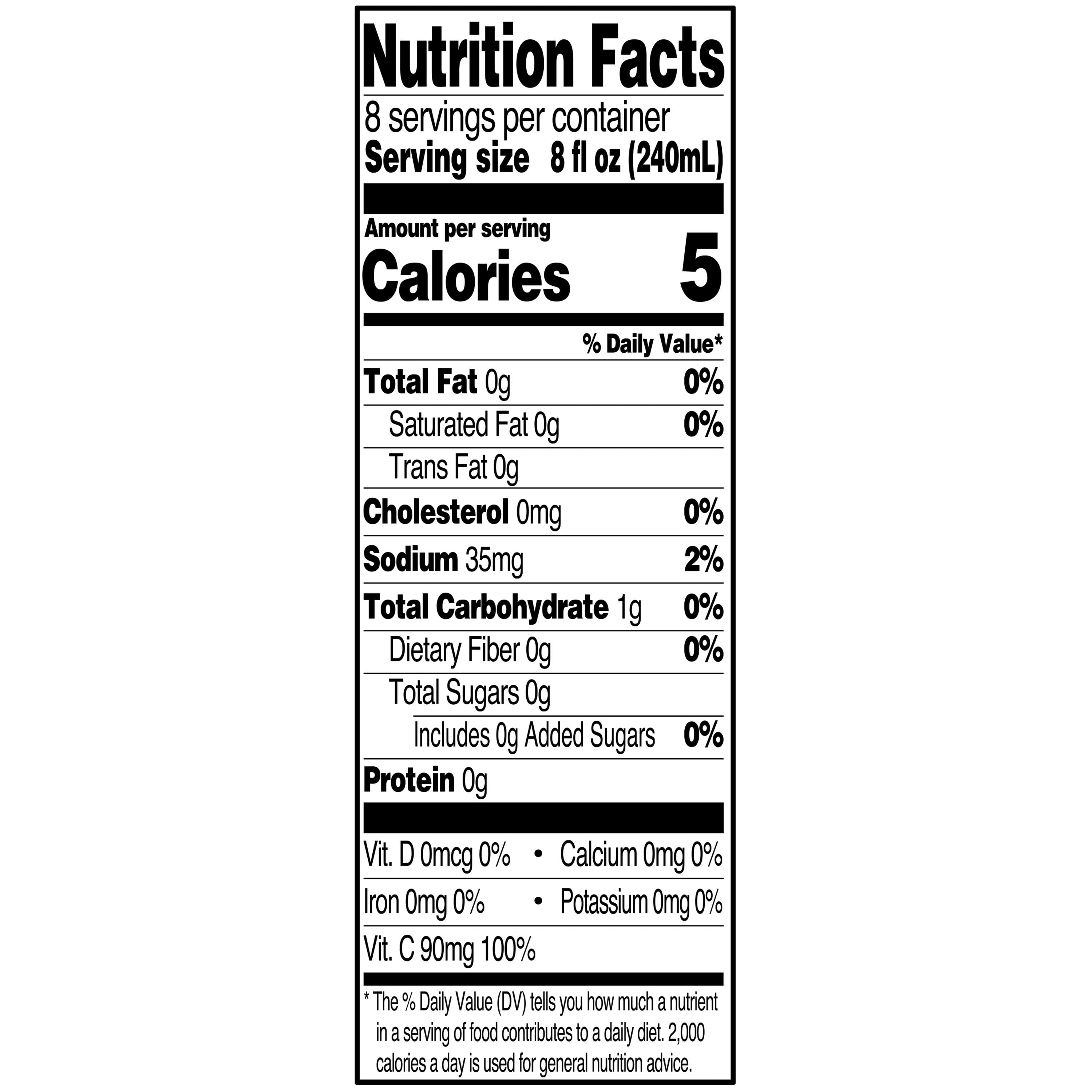 Great Value Zero-Sugar Cranberry Cocktail, 64 fl oz