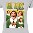 thumbnail image 3 of ELF - Buddy The - Juniors Fitted Graphic T-Shirt, 3 of 5