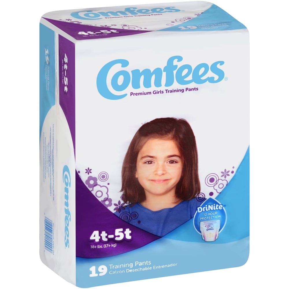 Comfees CMFG4 Girls Training Pants4T5T114/Case