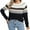 02 Black, variant on Fair Isle Sweaters for Women Round Neck Lightweight Sweaters Casual and Holiday Christmas Sweaters Shermie