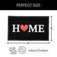 thumbnail image 2 of Evideco Black PVC Door Mat 30x18 Inches - Weather Resistant - Outdoor - Front Door Mat for Entryway, Porch, Patio, 2 of 6