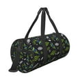 thumbnail image 3 of Gaeub Space Rockets Lightweight Travel Cylinder Bag Gym Tote Bag Sports Training Duffle Bag with Pockets and Straps, 3 of 8