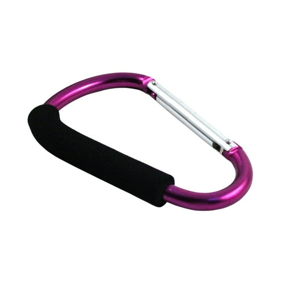 7-3/4" Jumbo Aluminum Carabiner - Purple
